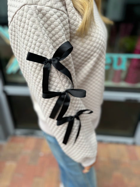Rita Ribbon Pullover – Ella Bleu Boutique