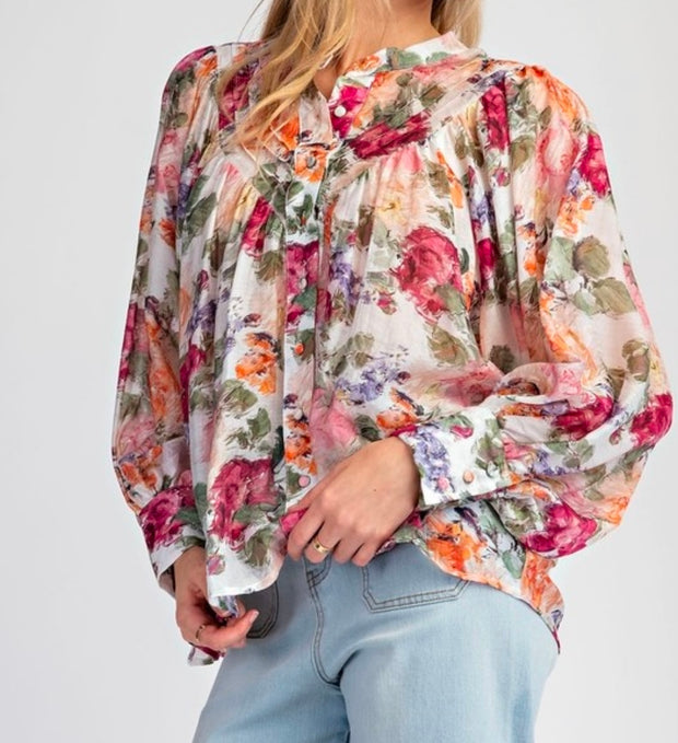 Vintage Rose Blouse