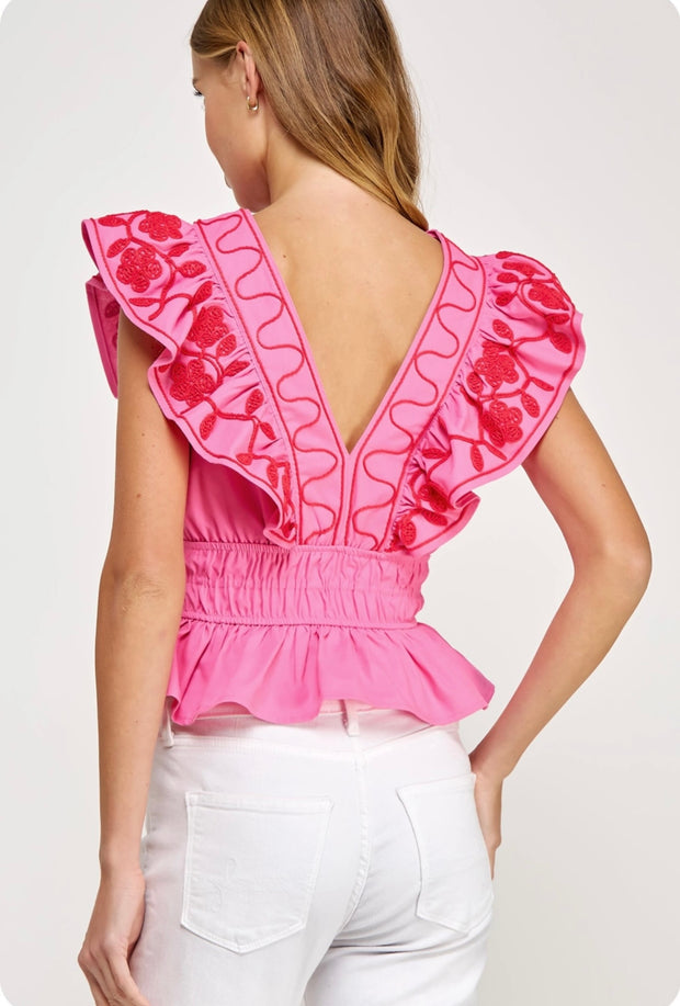 Kourtnee Ruffle Top