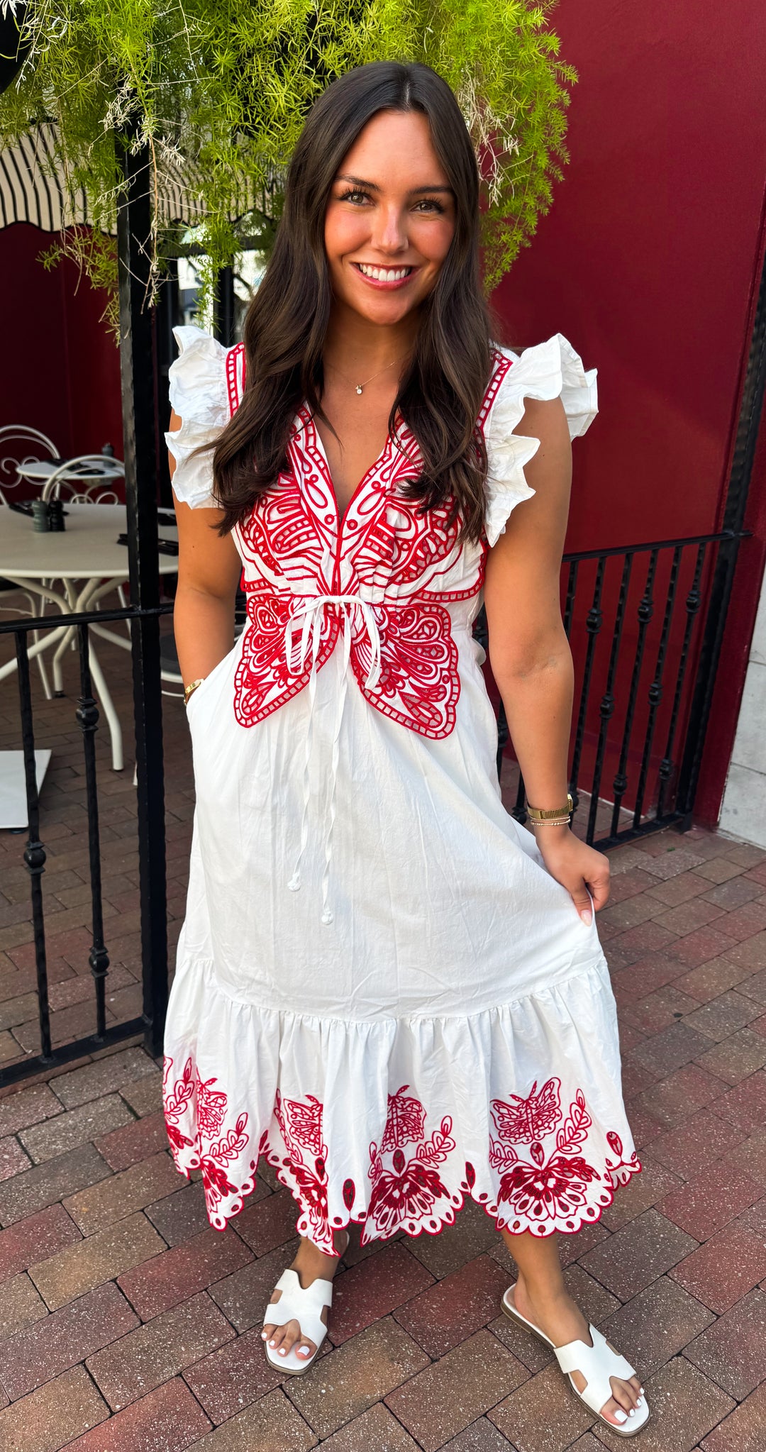 Isabella Embroidered Dress – Ella Bleu Boutique