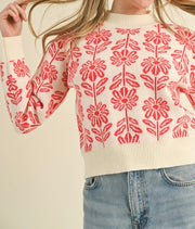 Poppy Floral Sweater