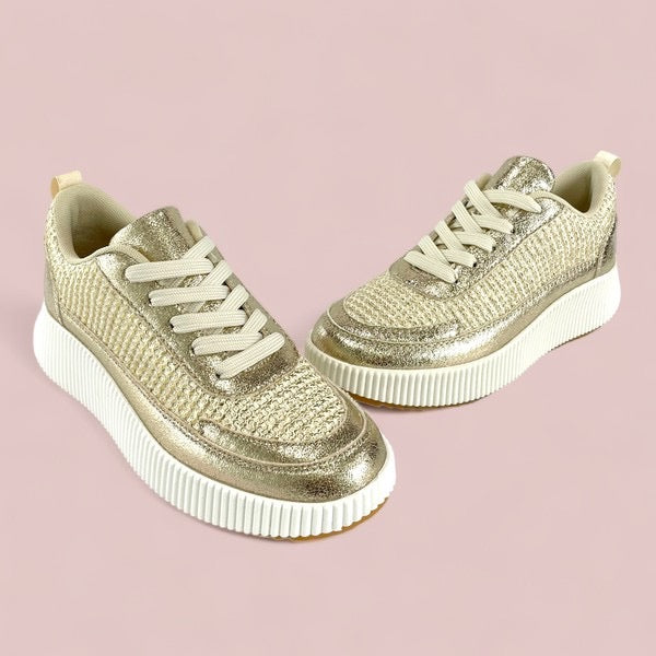 Gold Timeless Sneakers