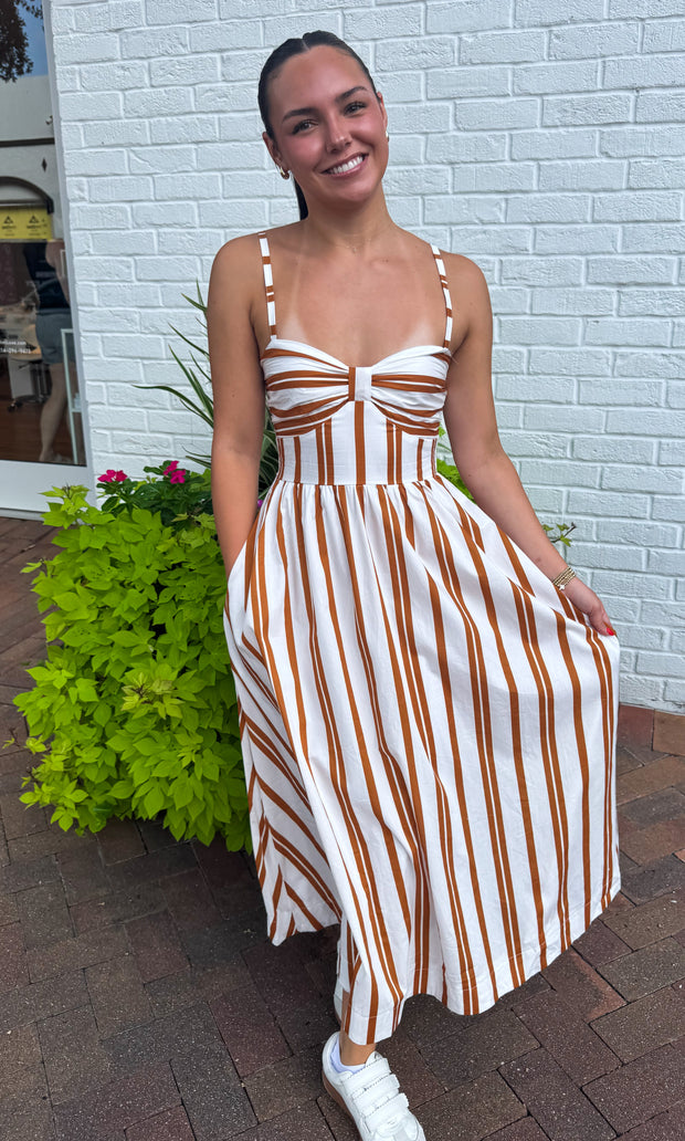 Lissa Striped Maxi