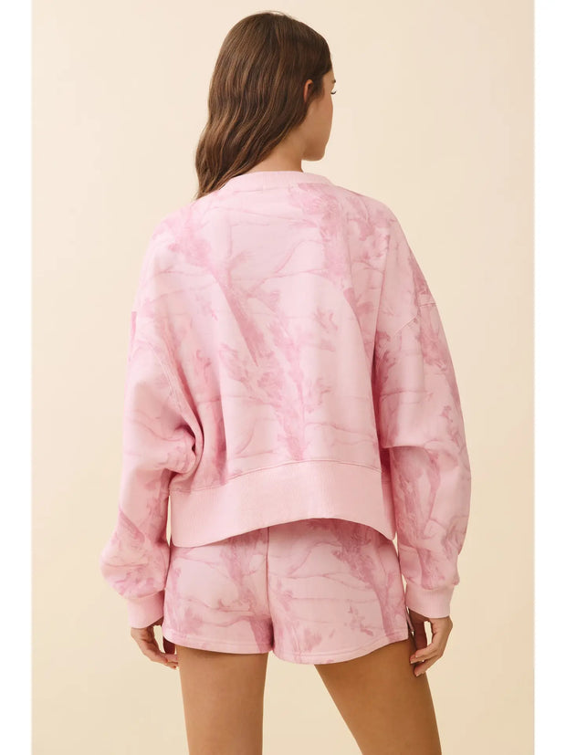 Blushing Camo Sweatshirt