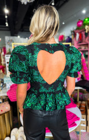 Alyse Jacquard Blouse