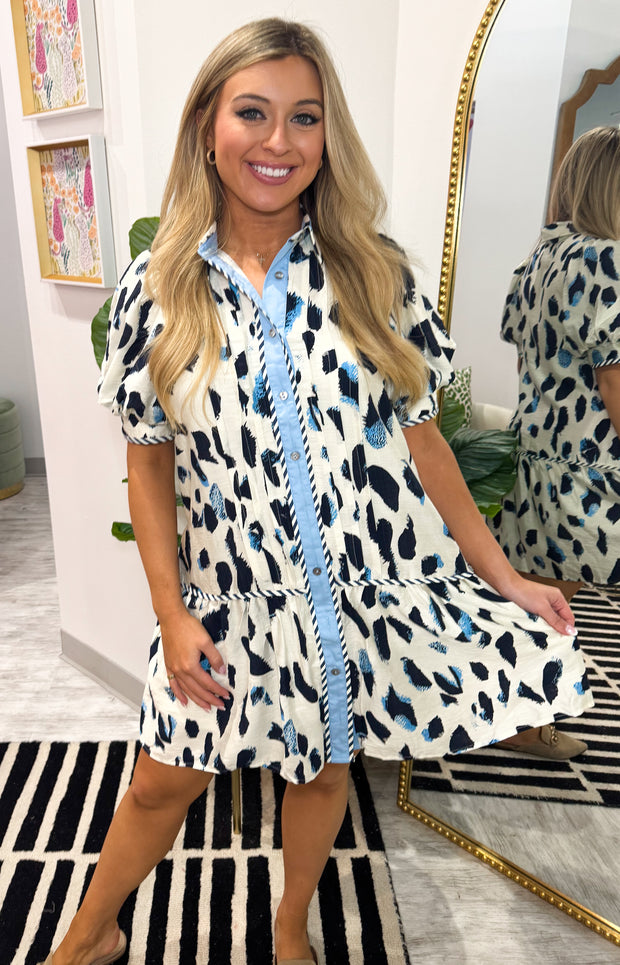Bree Button Dress