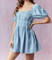 Peyton Denim Romper