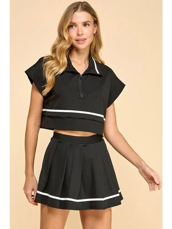 Nelly Pleat Skirt