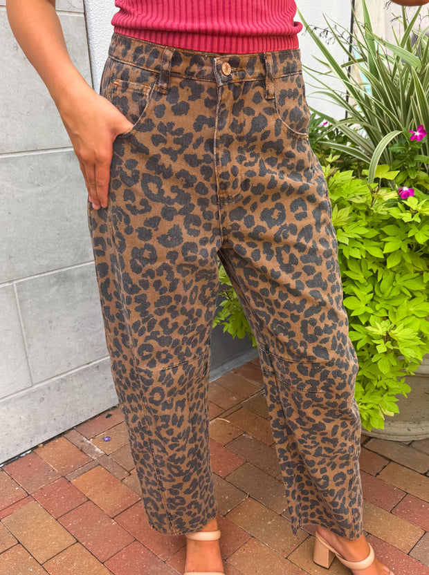 Lucia Leopard Pants