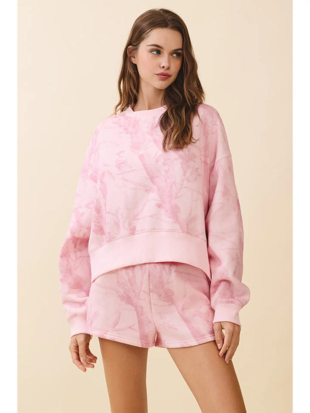 Blushing Camo Sweatshirt