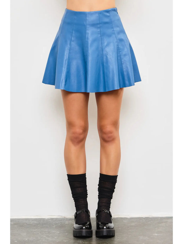 Hattie Leather Skirt