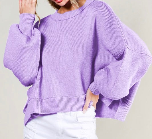 Liv Lilac Sweater