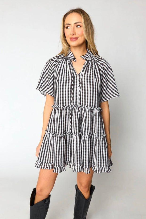 Lakin Check Dress