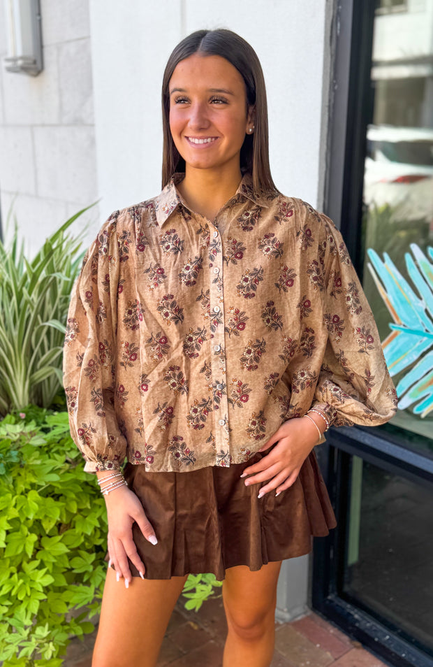 Tyra Floral Top