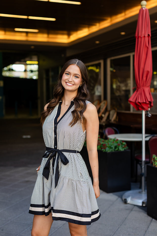 Hattie Stirpped Dress