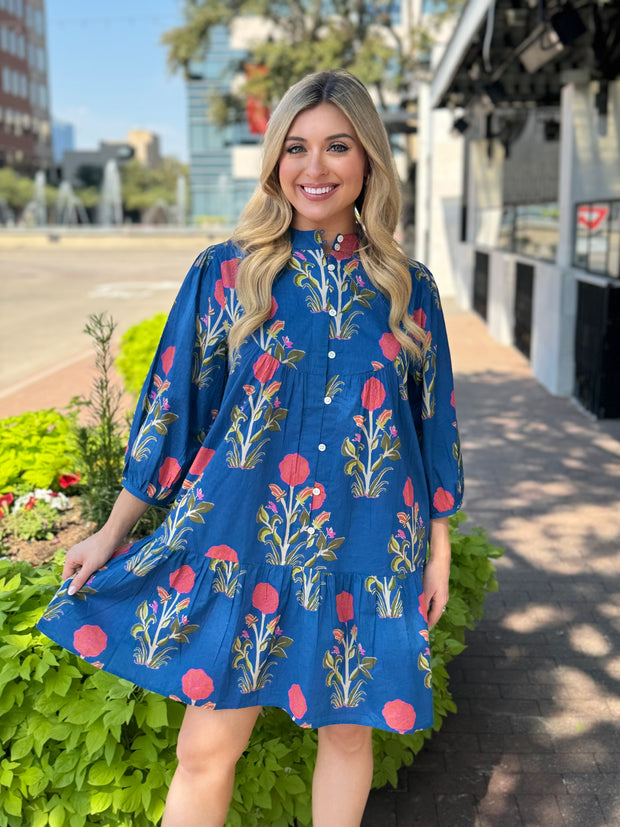 Bloomer Blues Dress