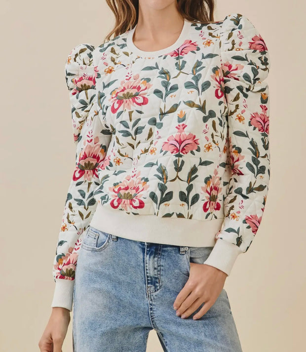 Rosemary Quilt Pullover