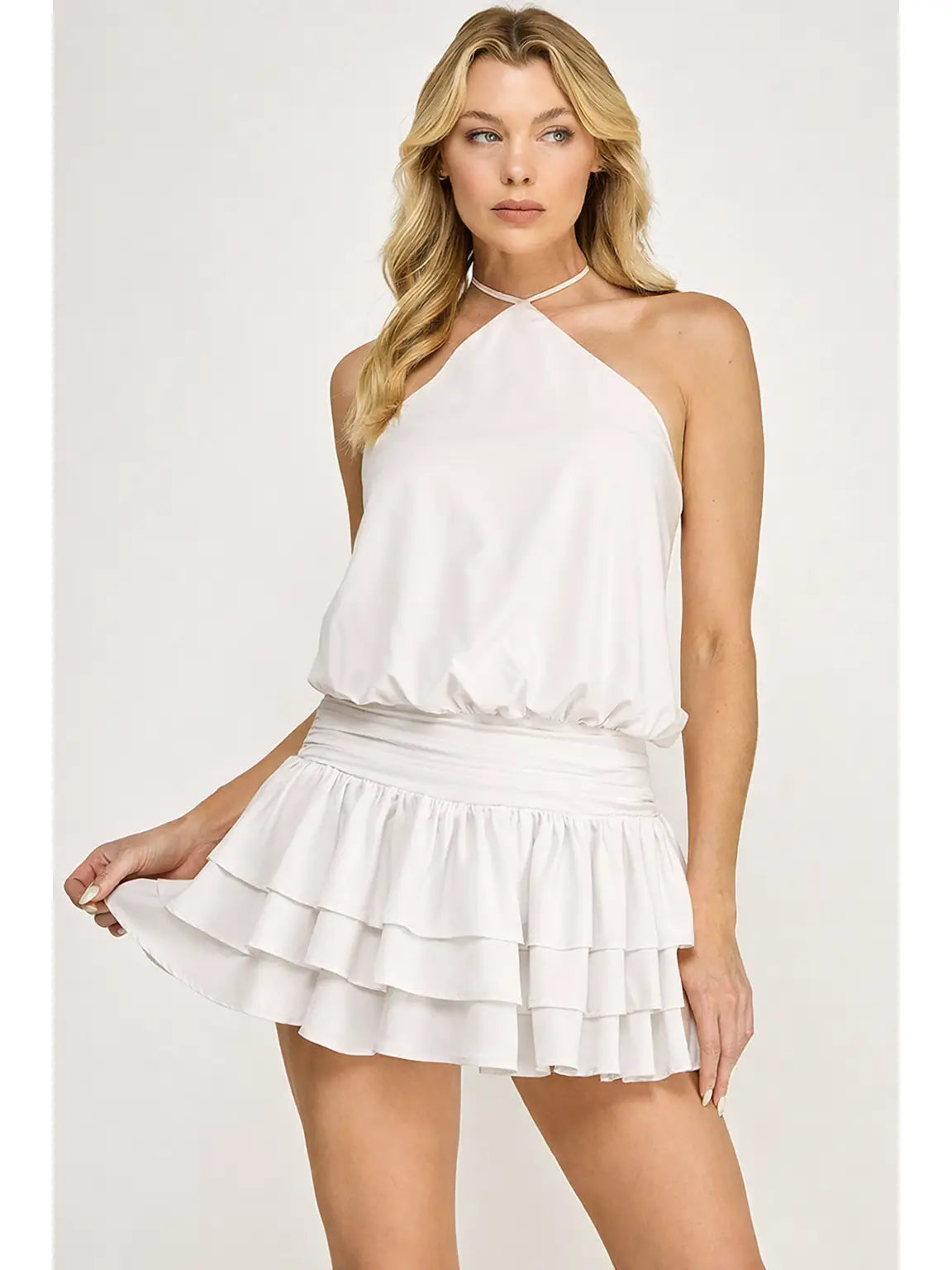halter top cocktail dress Blissful Halter Dress