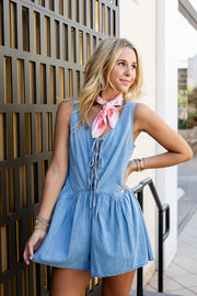 Olivia Denim Romper
