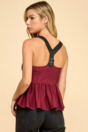Raven Babydoll Top