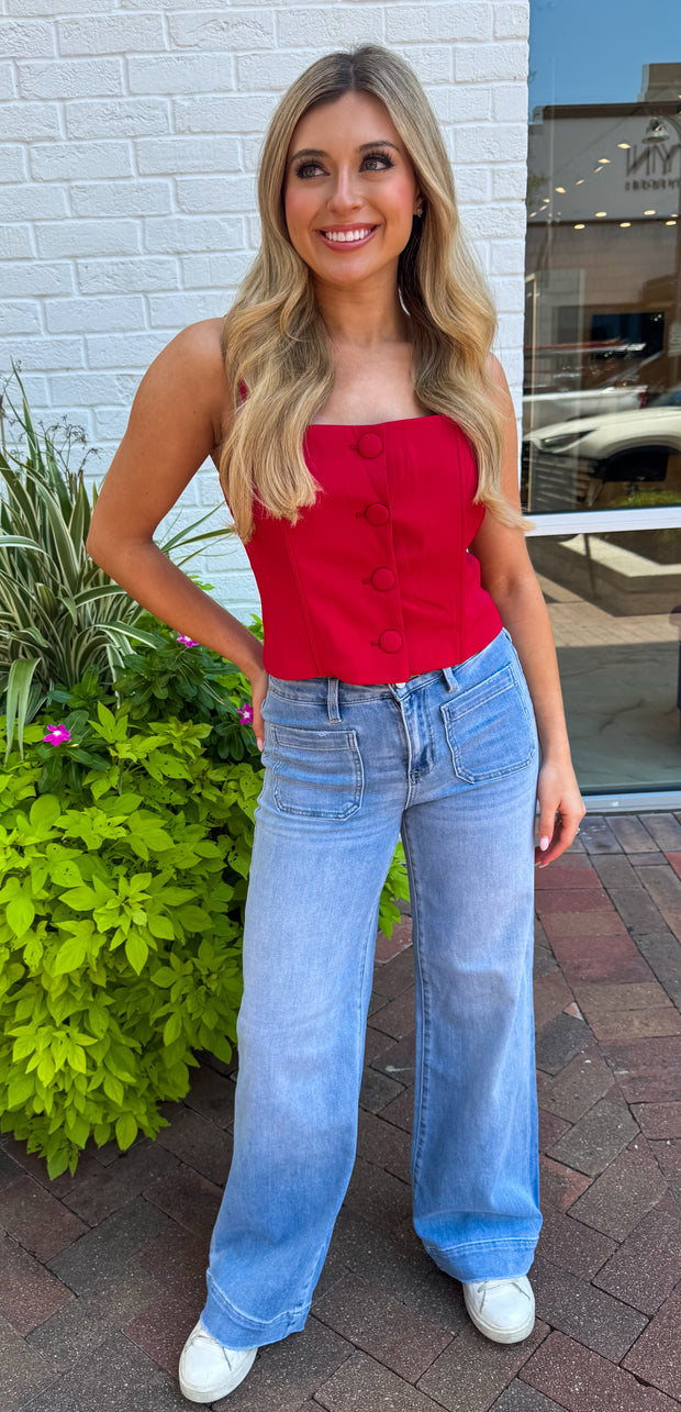 Lady Red Top