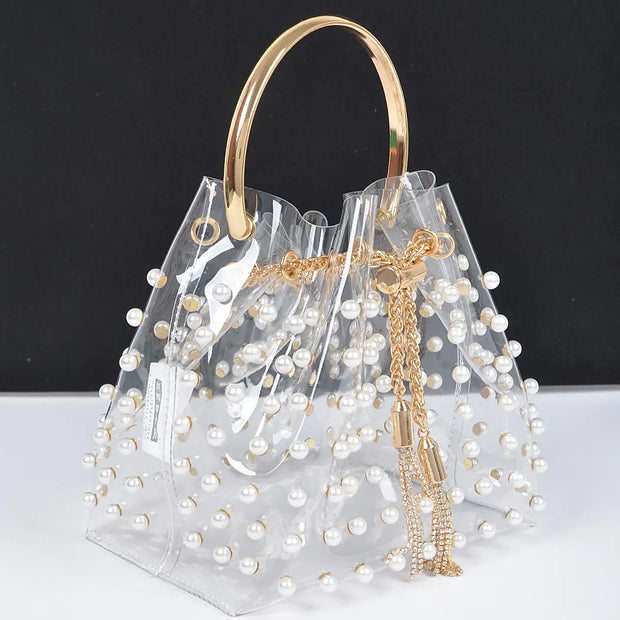 Pearly Clear Tote