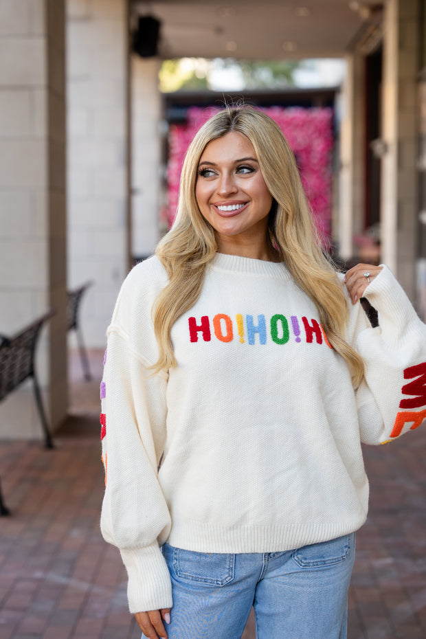 Christmas Letters Sweater