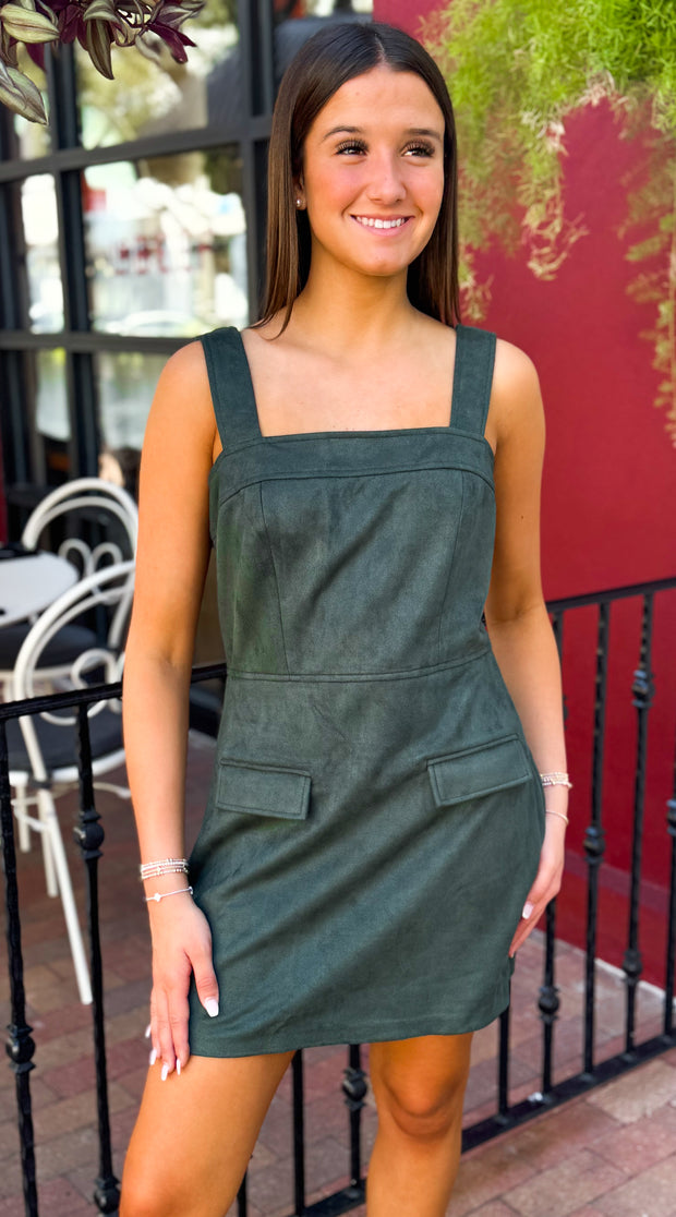 Hunter Suede Dress