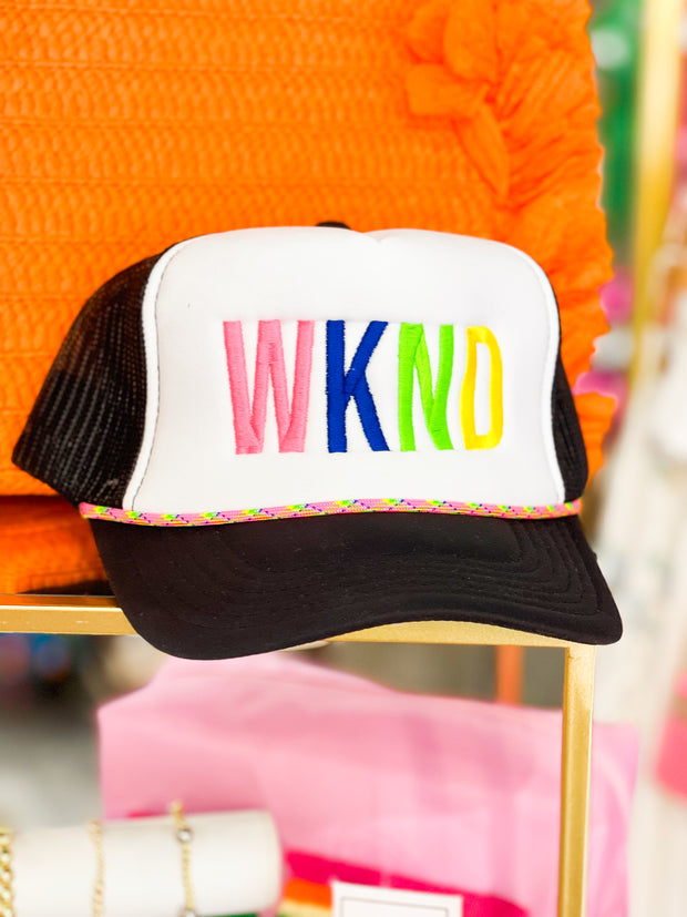 Neon WKND Trucker