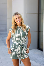 Summer Sage Romper