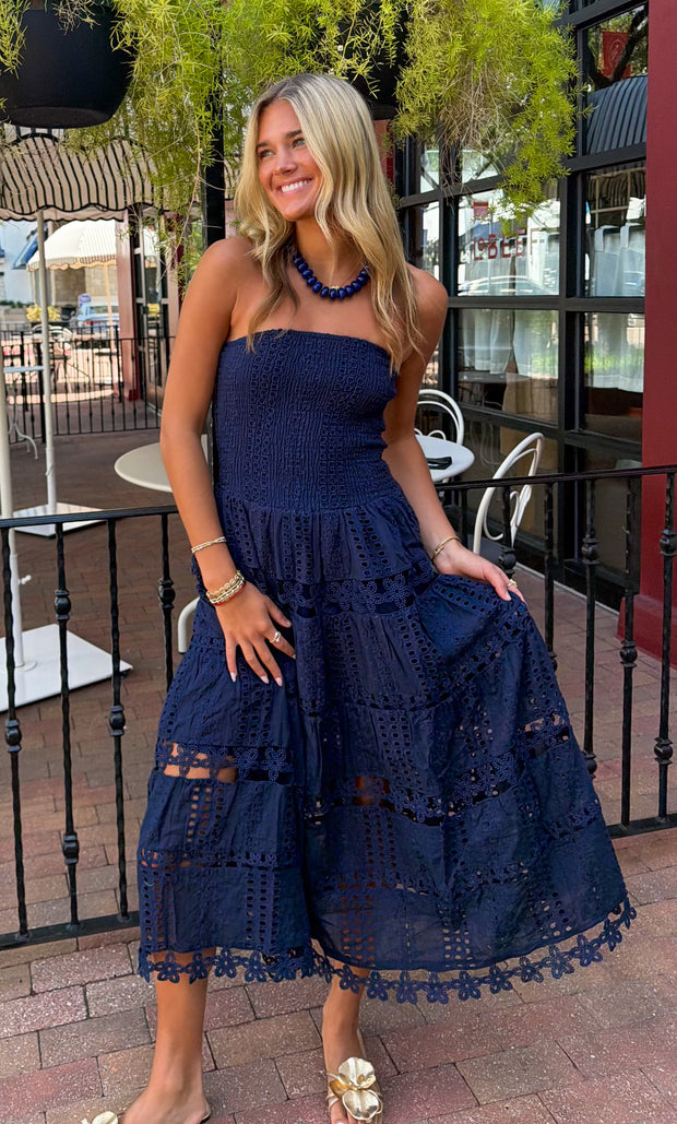 Natasha Eyelet Midi