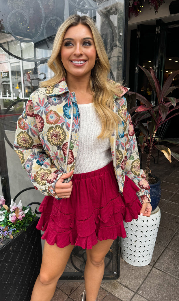 Retro Floral Jacket