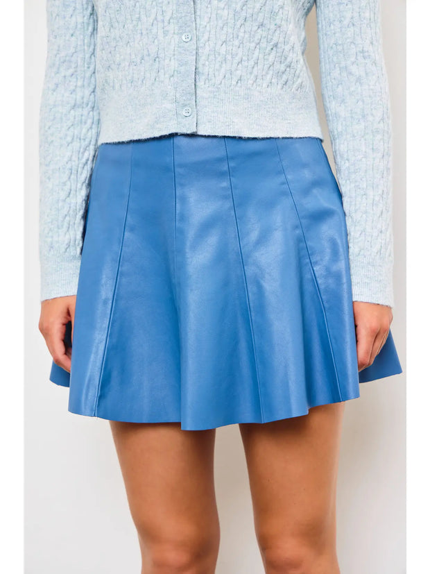 Hattie Leather Skirt