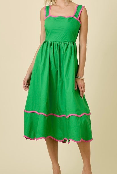 Piper Scalloped Dress