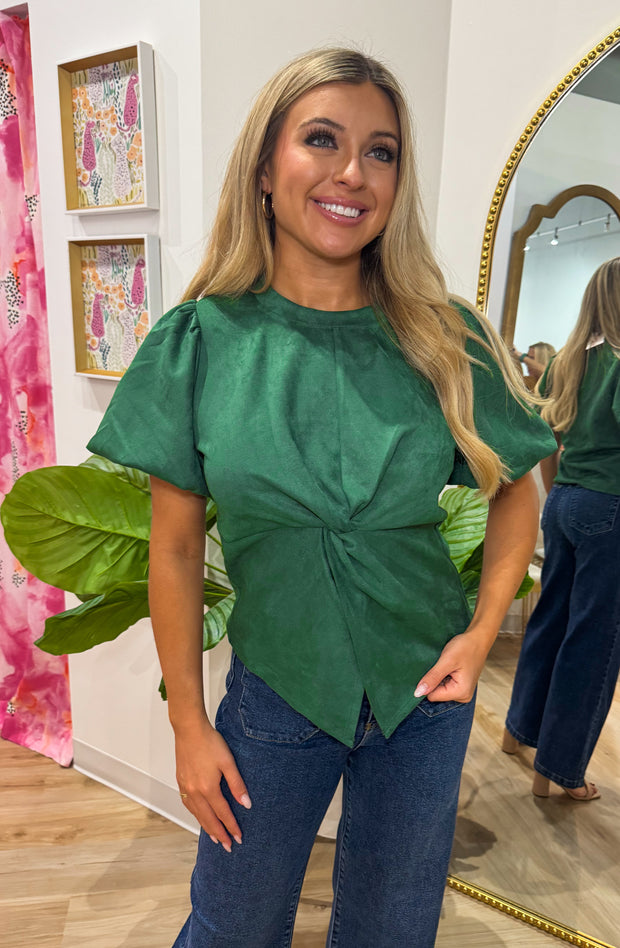 Billie Suede Top