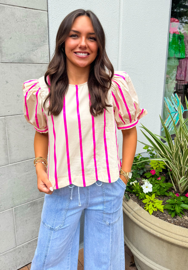 Sara Stripe Top