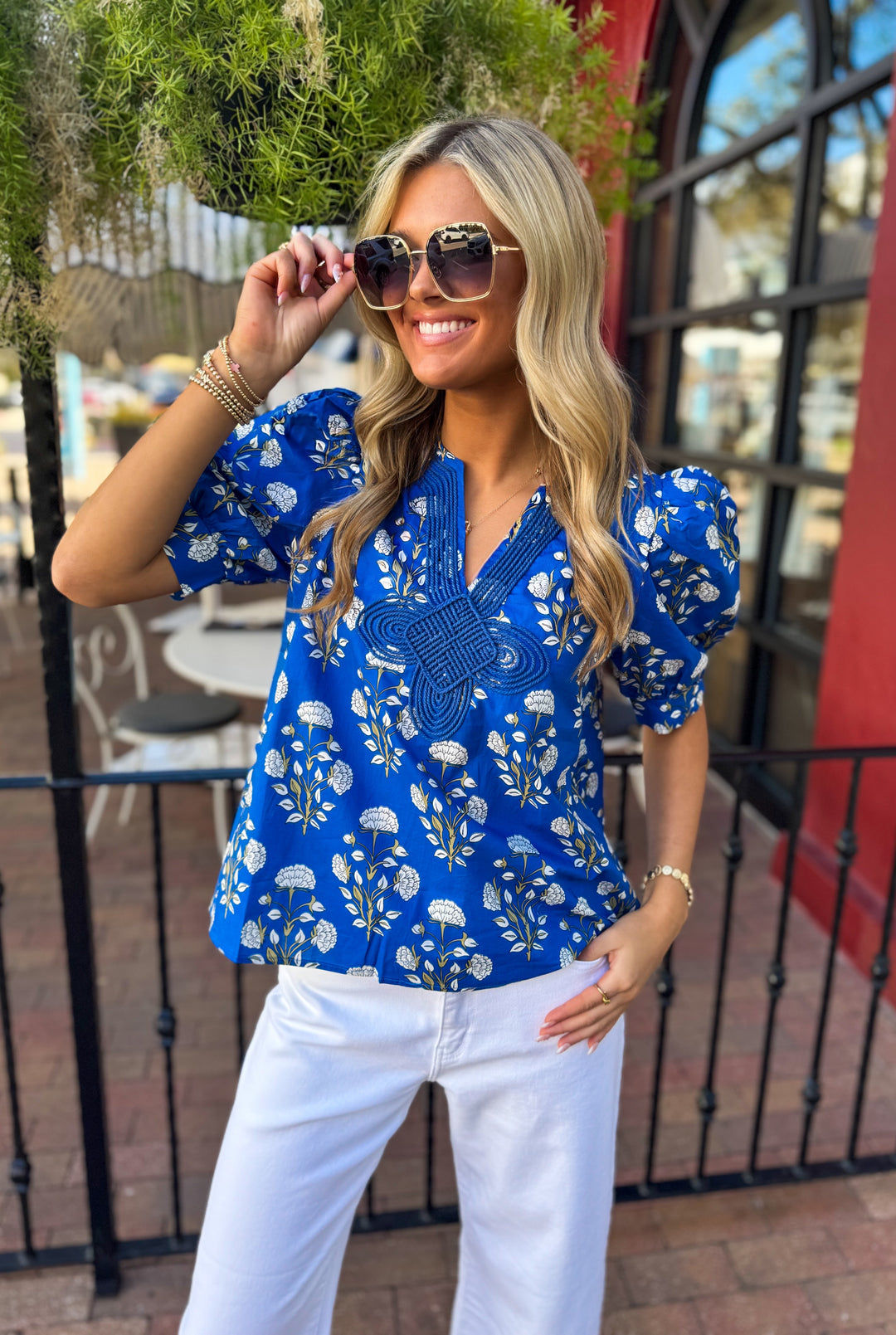 Hydrangea Embroidered Top – Ella Bleu Boutique