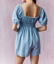 Peyton Denim Romper