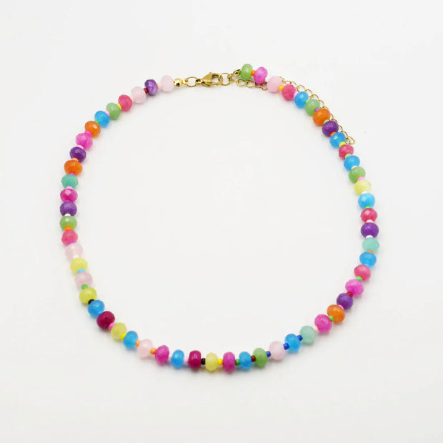 Color Gemstone Necklace