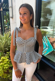 Kaia Striped Top