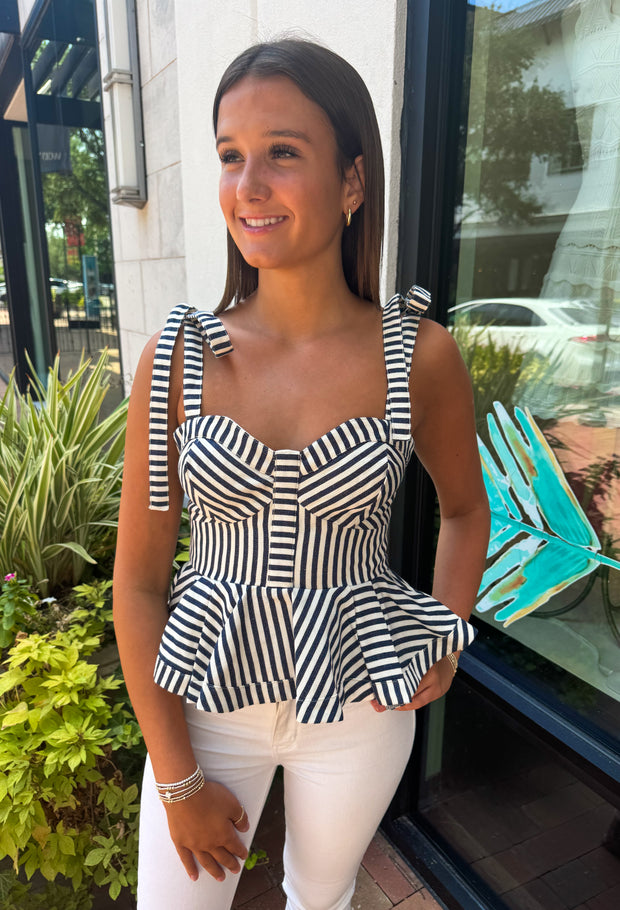 Kaia Striped Top