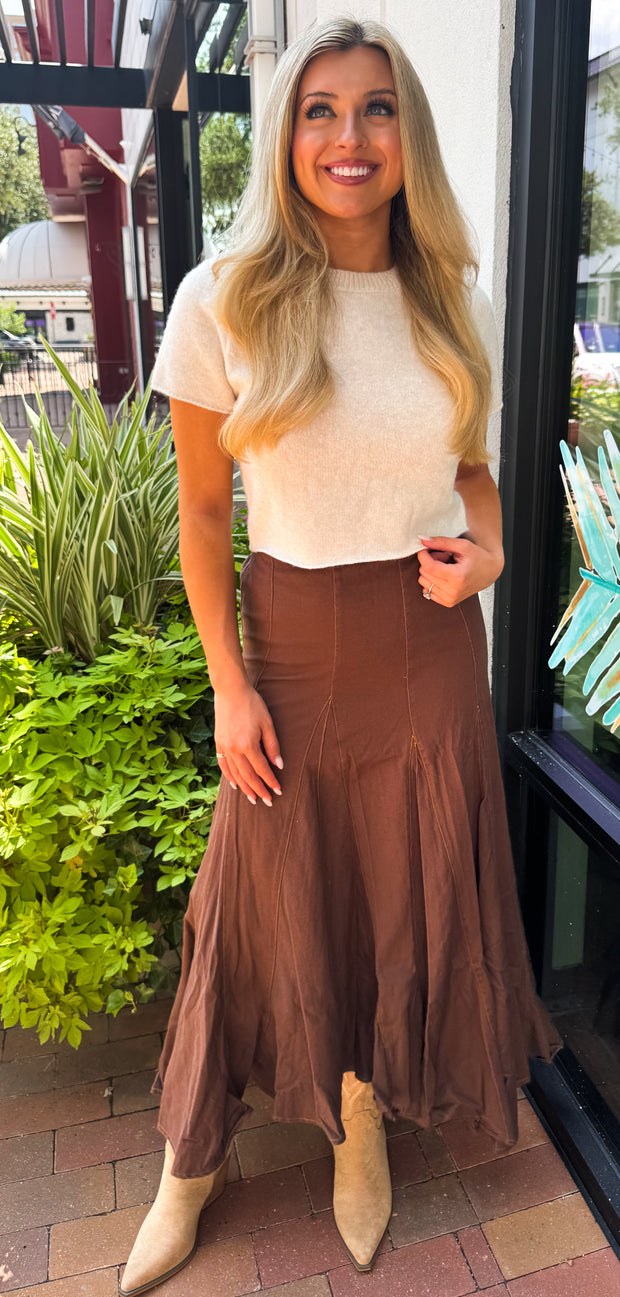 Acorn Denim Skirt