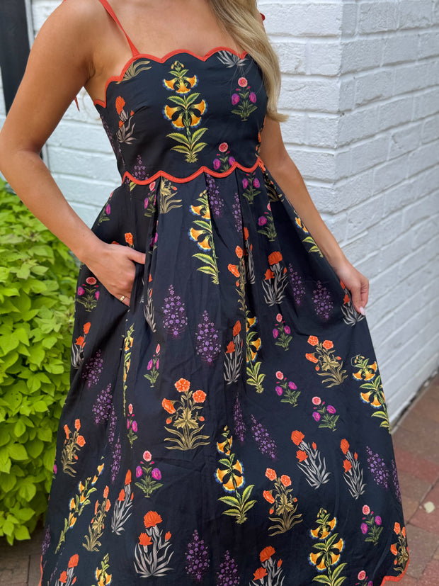 Monica Floral Midi